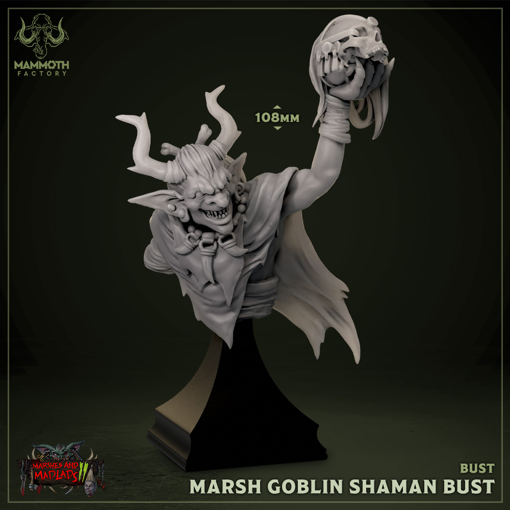 Marsh Goblin Shaman Bust